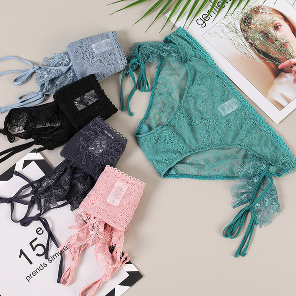 Női csipke bikini nyakkendővel