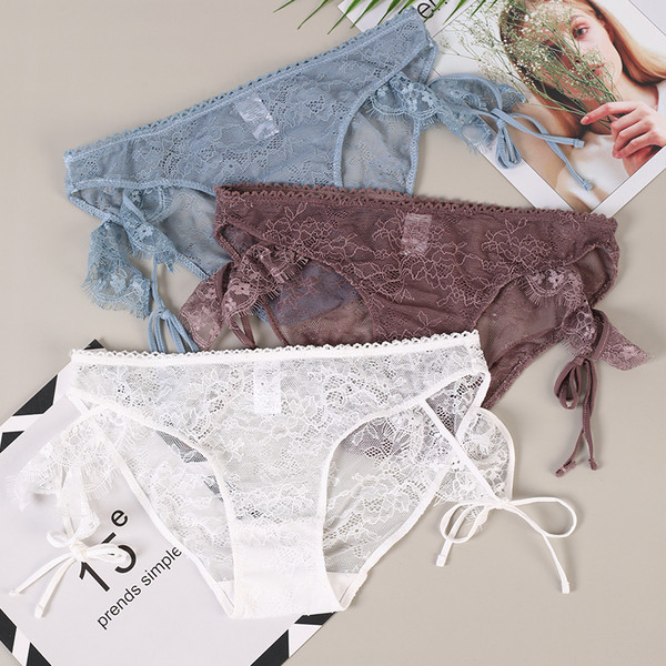 Női csipke bikini nyakkendővel