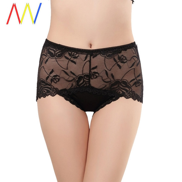 Női boxer csipkével és magas derékkal