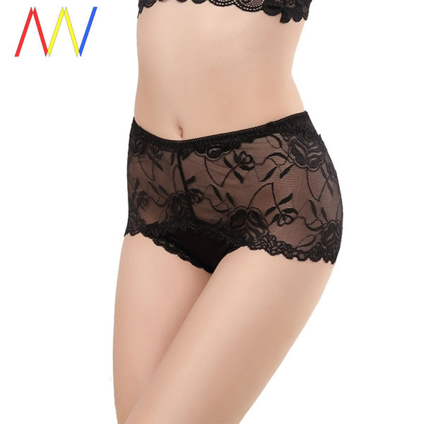 Női boxer csipkével és magas derékkal