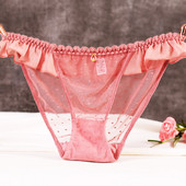 Átlátszó női bikini fém elemekkel