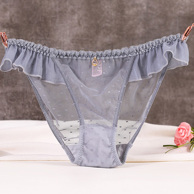 Átlátszó női bikini fém elemekkel