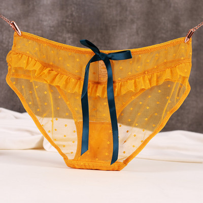 Διαφανές γυναικείο μπικίνι με κορδέλα