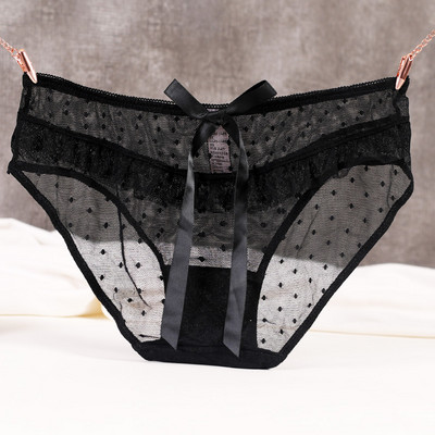 Διαφανές γυναικείο μπικίνι με κορδέλα