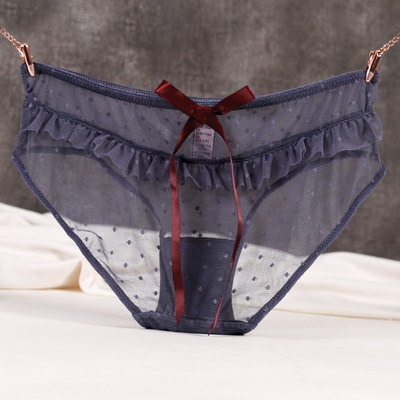 Διαφανές γυναικείο μπικίνι με κορδέλα