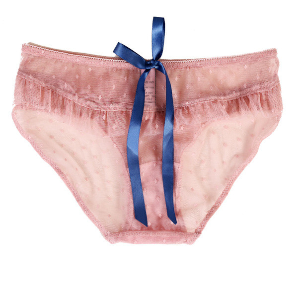 Διαφανές γυναικείο μπικίνι με κορδέλα