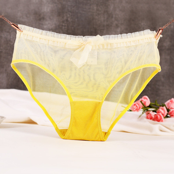 Дамски бикини с ниска талия и панделка