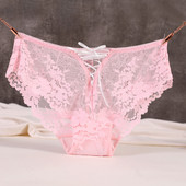 Дантелени дамски бикини с връзки