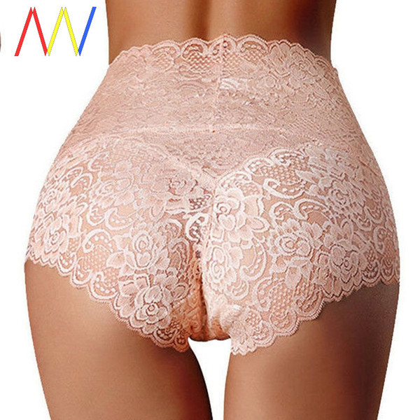 Női csipke boxer magas derékkal
