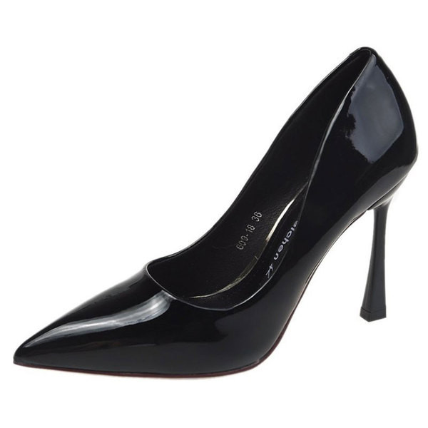 Γυναικεία παπούτσια από οικολογικό δέρμα με ψηλά τακούνια