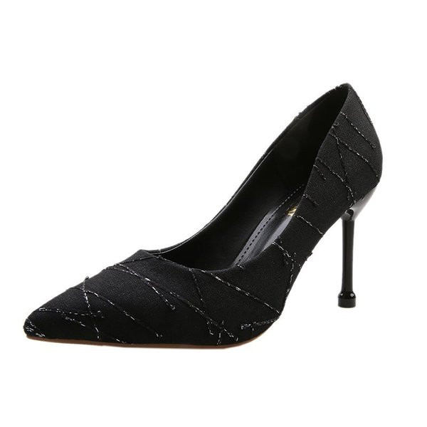 Jelenlegi női cipő hegyes modell 9 cm-es sarokkal