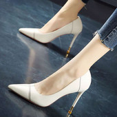 Modern női hegyes cipő 9 cm sarokkal