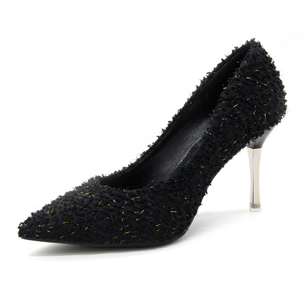 Új modell női hegyes cipő 8,5-ös sarokkal