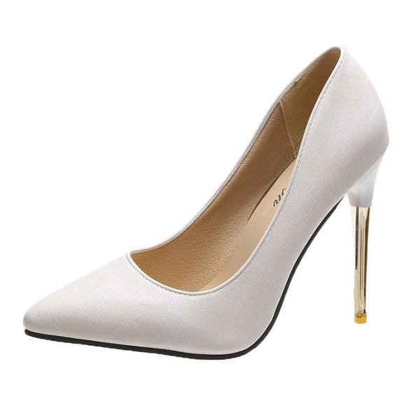 Modern női bőrcipő sima modell