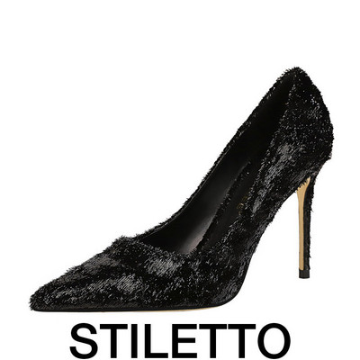 Moderne ženske cipele sa šljokicama