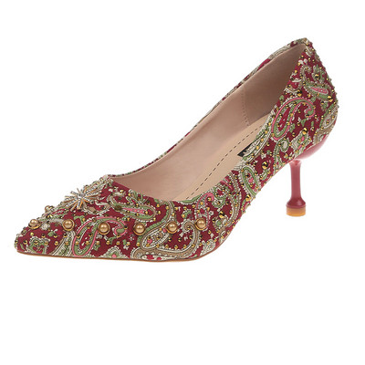 Színes női cipő 6 vagy 8 cm sarokmagassággal