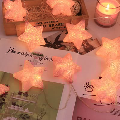 Csillag alakú villogó karácsonyi fények