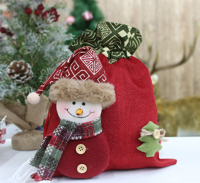 Karácsonyi ajándék táska 3D elemekkel, többféle modellben