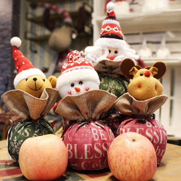 Karácsonyi ajándék táska 3D elemekkel, többféle modellben