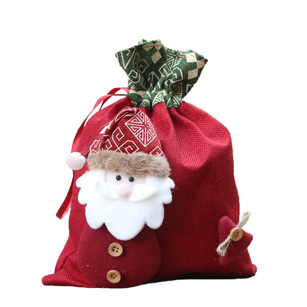 Karácsonyi ajándék táska 3D elemekkel, többféle modellben