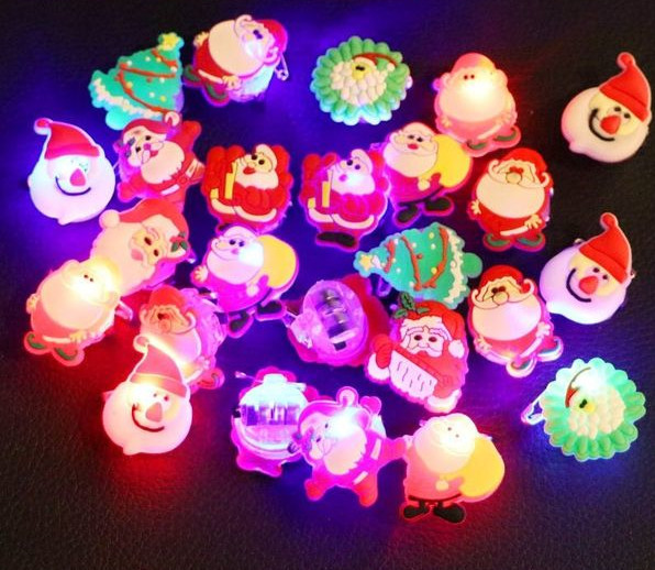 Világító gyermek ékszer készlet karácsonyi motívumokkal