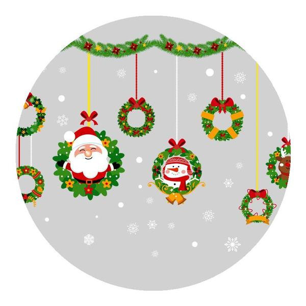 Fali karácsonyi öntapadós matricák