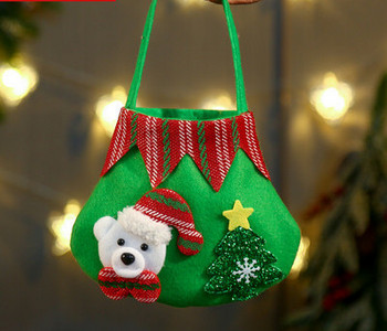 Χριστουγεννιάτικη τσάντα κατάλληλη για δώρο με τρισδιάστατα στοιχεία σε διάφορα μοντέλα