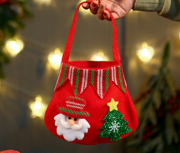 Χριστουγεννιάτικη τσάντα κατάλληλη για δώρο με τρισδιάστατα στοιχεία σε διάφορα μοντέλα