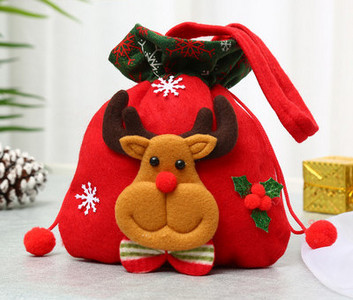 Χριστουγεννιάτικη τσάντα κατάλληλη για δώρο με τρισδιάστατα στοιχεία σε διάφορα μοντέλα