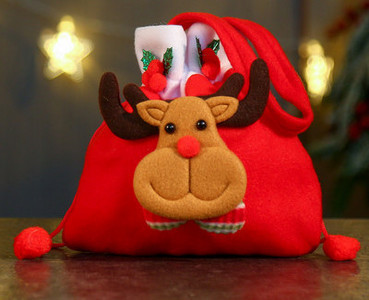 Χριστουγεννιάτικη τσάντα κατάλληλη για δώρο με τρισδιάστατα στοιχεία σε διάφορα μοντέλα