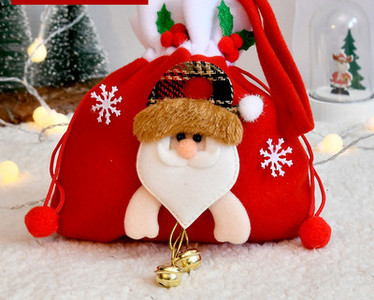 Χριστουγεννιάτικη τσάντα κατάλληλη για δώρο με τρισδιάστατα στοιχεία σε διάφορα μοντέλα