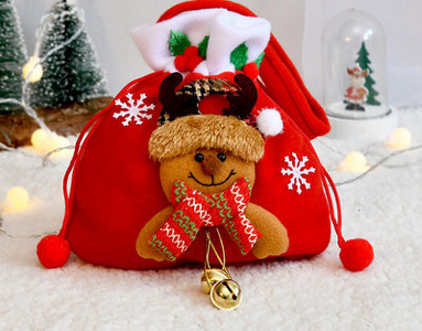 Χριστουγεννιάτικη τσάντα κατάλληλη για δώρο με τρισδιάστατα στοιχεία σε διάφορα μοντέλα