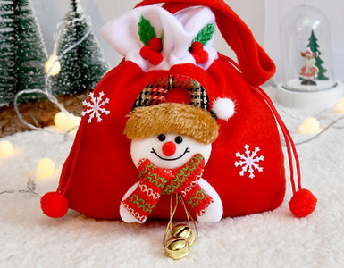 Χριστουγεννιάτικη τσάντα κατάλληλη για δώρο με τρισδιάστατα στοιχεία σε διάφορα μοντέλα