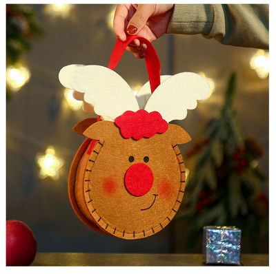 Χριστουγεννιάτικη τσάντα κατάλληλη για δώρο με τρισδιάστατα στοιχεία σε διάφορα μοντέλα