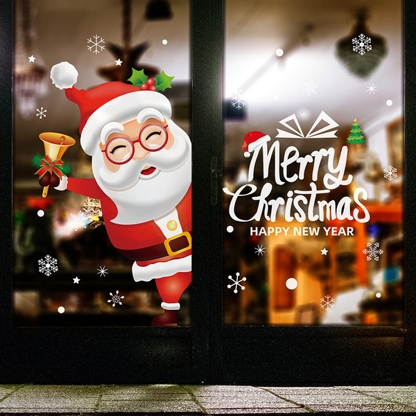 Kalėdinis lipdukas skirtingų modelių stiklo paviršiui