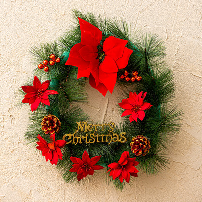 Διακοσμητικό στεφάνι Χριστουγέννων σε διάφορα μοντέλα