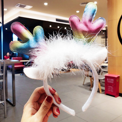 Dekoratív karácsonyi hajkoszorú 3D elemekkel, különböző modellekben