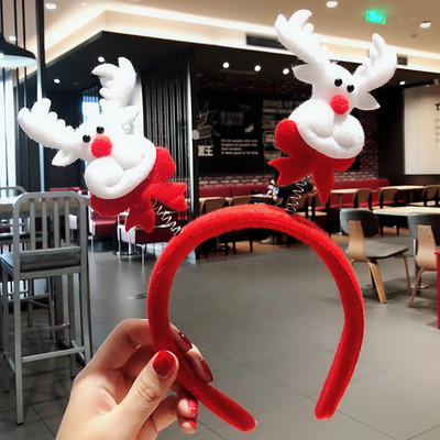 Dekoratív karácsonyi hajkoszorú 3D elemekkel, különböző modellekben