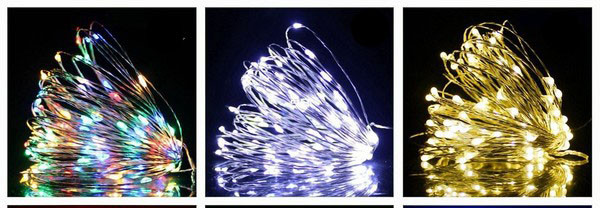 Dekoratív karácsonyi fények 10 m hosszúsággal