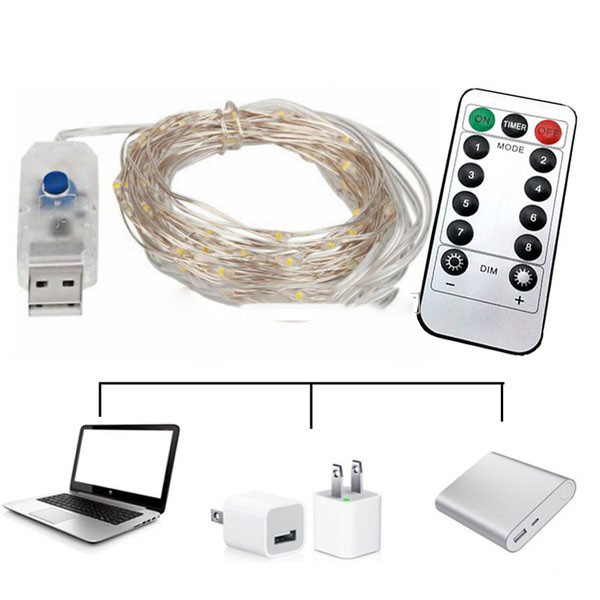 Dekoratív karácsonyi fények 10 m hosszúsággal