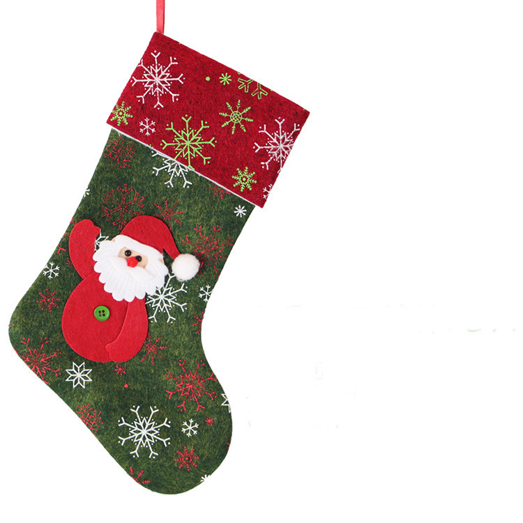 Διακοσμητική Χριστουγεννιάτικη κάλτσα με διάφορες εφαρμογές
