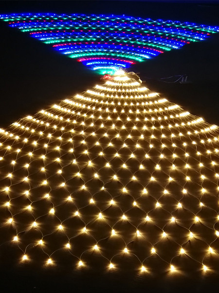 Ziemassvētku lampiņu tīkls ar izmēru 2x3m