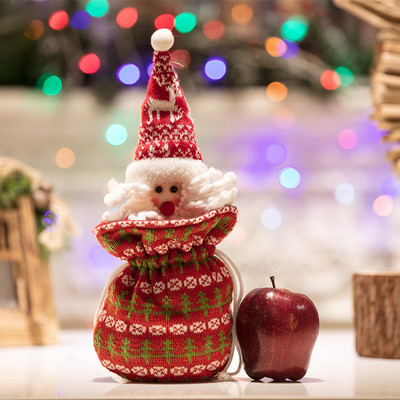 Dekoratív karácsonyi táskák 3D elemekkel több modellben