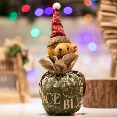 Dekoratív karácsonyi táskák 3D elemekkel több modellben