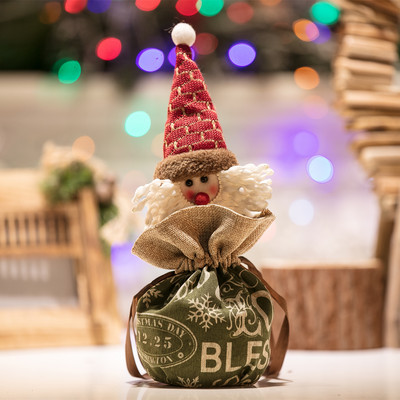 Dekoratív karácsonyi táskák 3D elemekkel több modellben