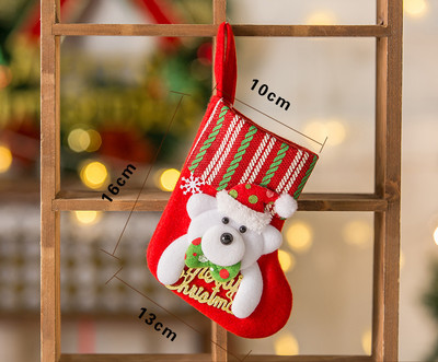 Dekoratív karácsonyi zokni többféle modellben