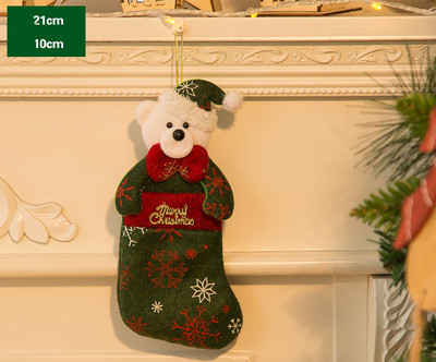 Dekoratív karácsonyi zokni többféle modellben