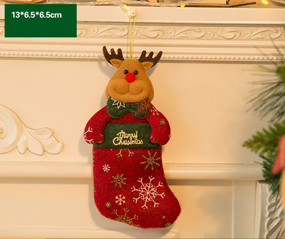 Dekoratív karácsonyi zokni többféle modellben