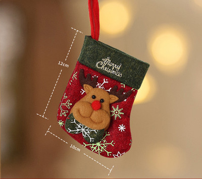 Dekoratív karácsonyi zokni többféle modellben