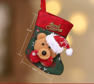 Dekoratív karácsonyi zokni többféle modellben